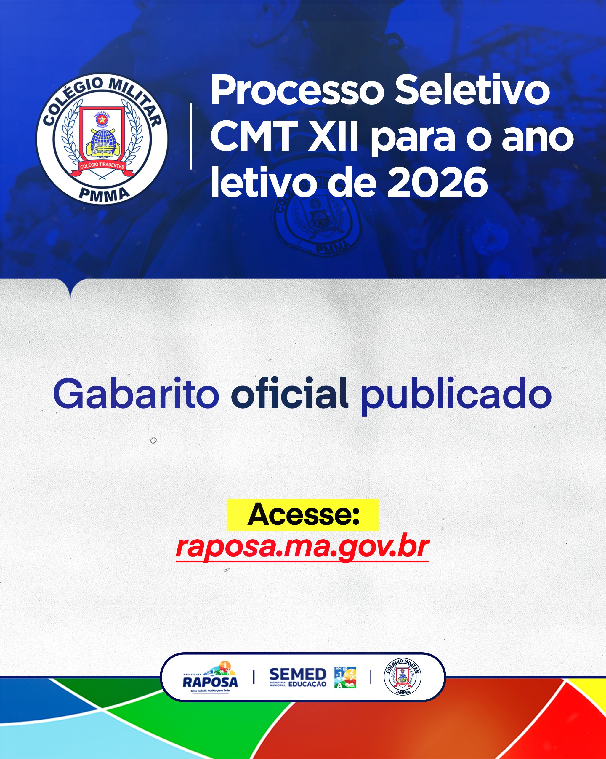 CMT XII divulga gabarito oficial do Processo Seletivo 2026
