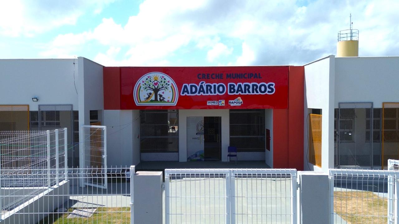 Prefeitura de Raposa publica edital de matrículas para a Creche Municipal Adário Barros referente ao ano letivo de 2026
