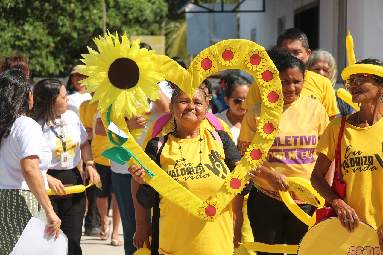 Prefeitura de Raposa encerra campanha Setembro Amarelo com caminhada e serviços de saúde