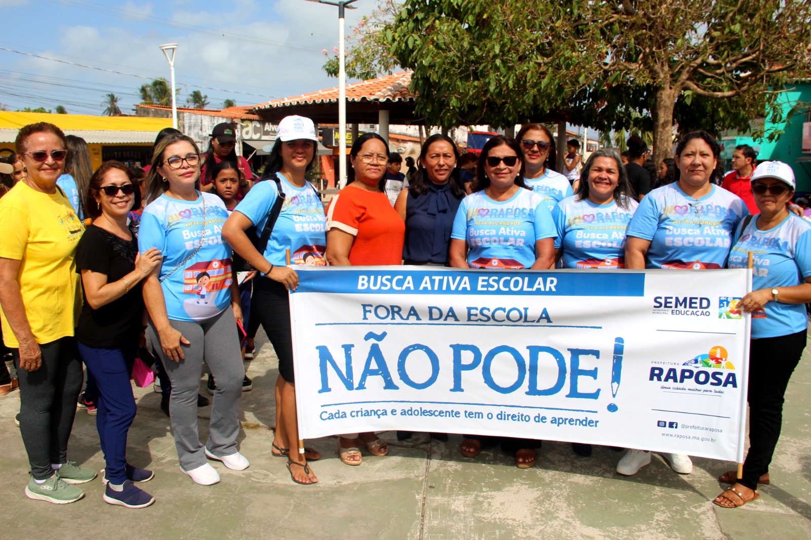 Prefeitura de Raposa promove Dia “D” da Caminhada de Busca Ativa Escolar