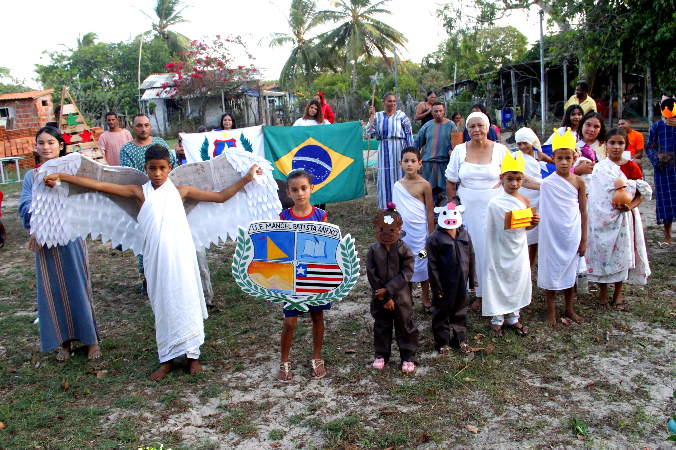 Unidade Escolar Manoel Batista – Anexo realiza 3º Desfile Comunitário no povoado Canto, em Raposa