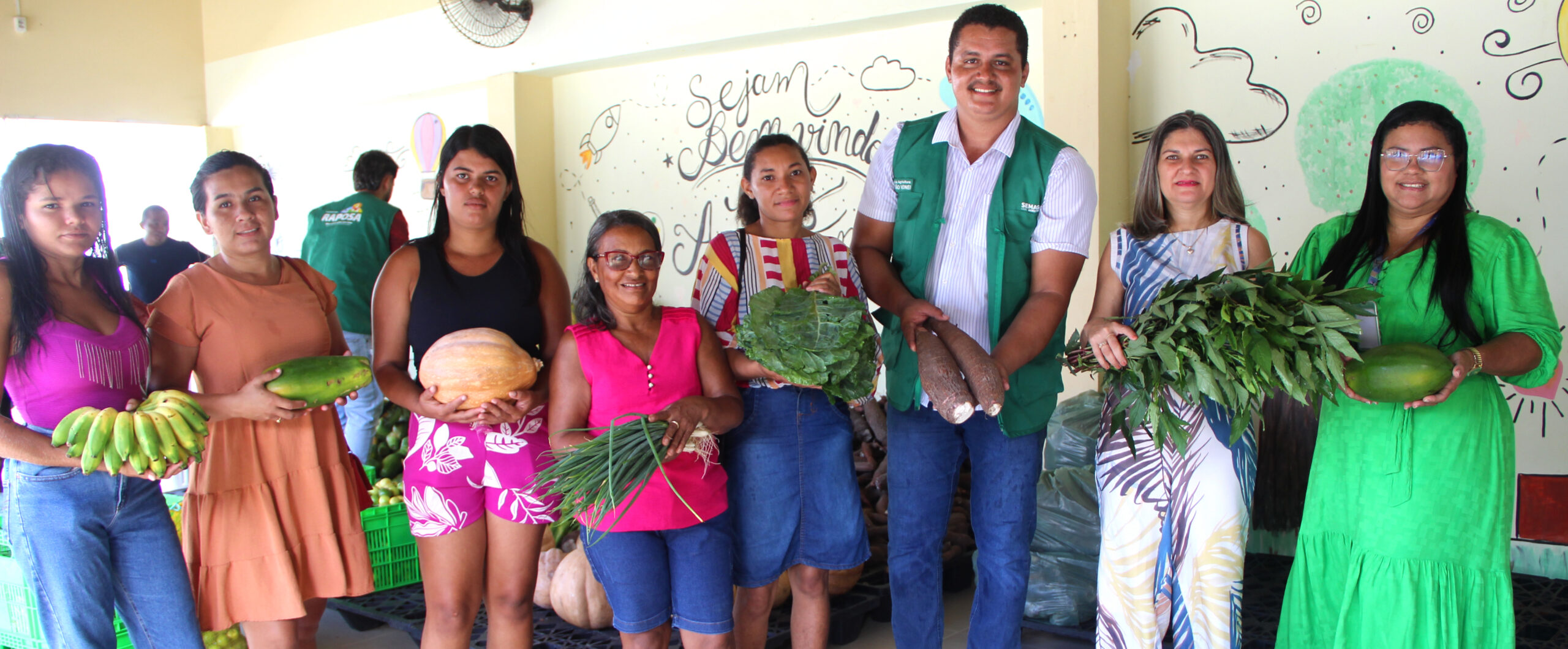 Prefeitura de Raposa realiza primeira entrega de cestas verdes do PAA (proposta estadual)